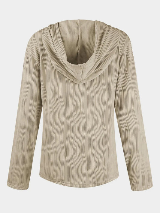 Contrast Dropped Shoulder Long Sleeve Sweatshirt